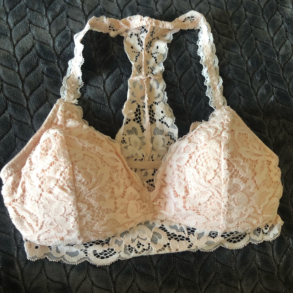 Pink Lace Bralette
